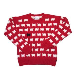 NWT Rowing Blazer Warm & Wonderful Diana Sweater in Red Black Sheep Knit L